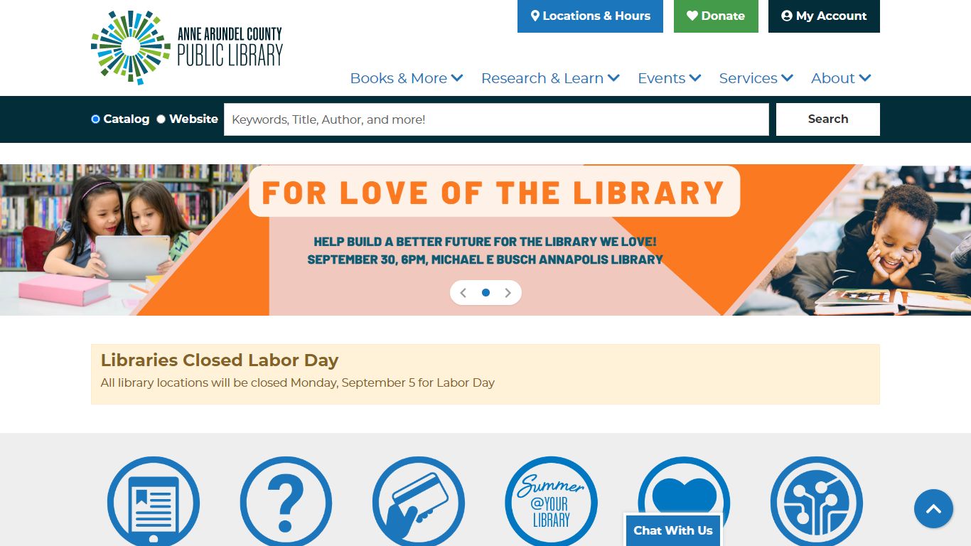 Homepage | Anne Arundel County Public Library - AACPL